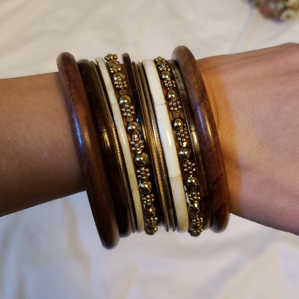 Bangle bracelet set